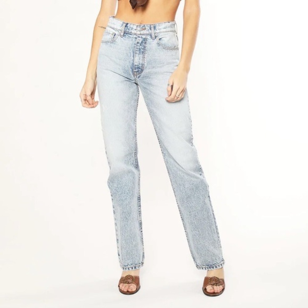 Revice | Prince Light Wash Straight Leg Jeans Button Fly Size 28